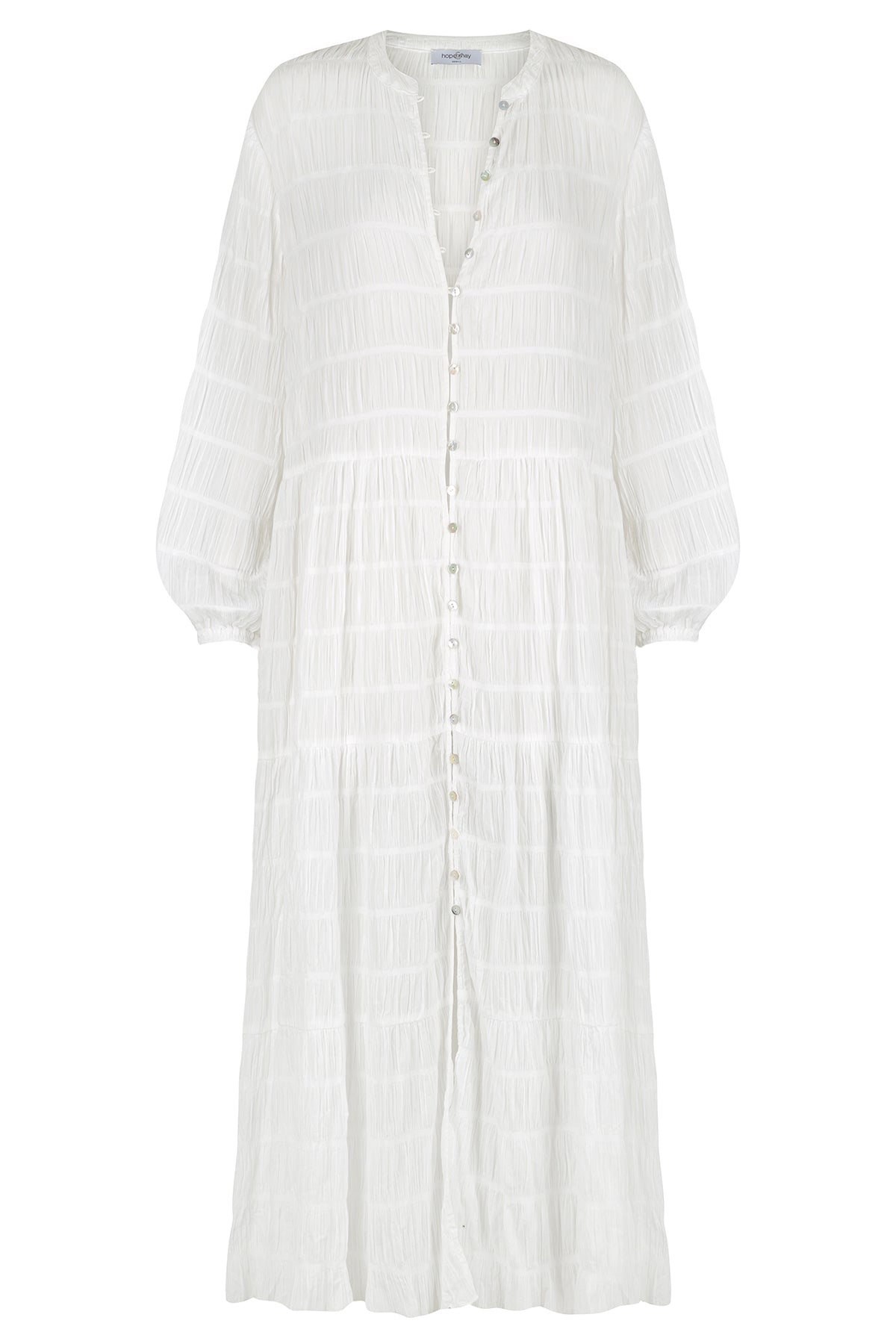 Suki Tiered Maxi Dress - White