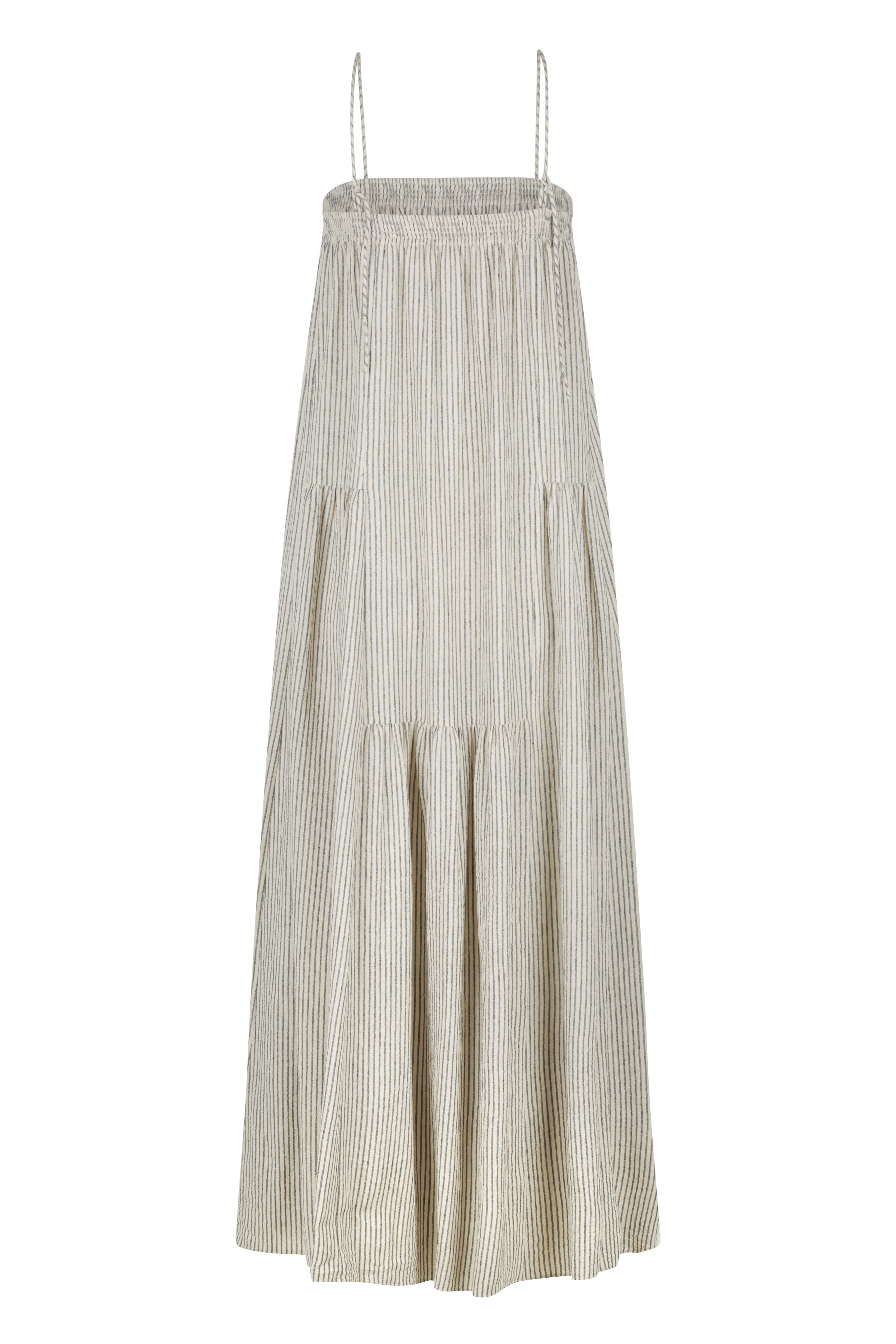 Corsica Strappy Dress - Ink Stripe
