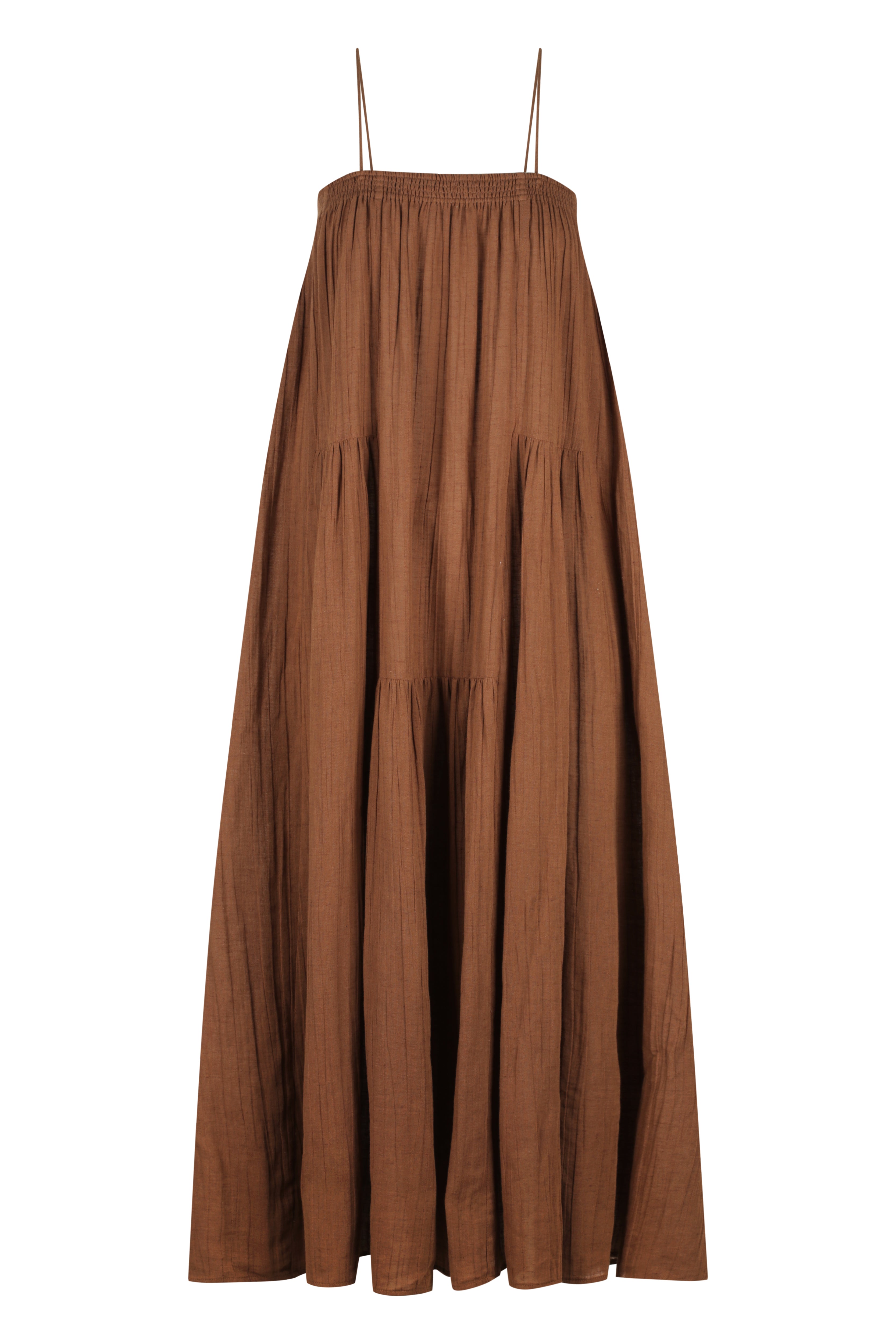 Corfu Strappy Dress - Pecan