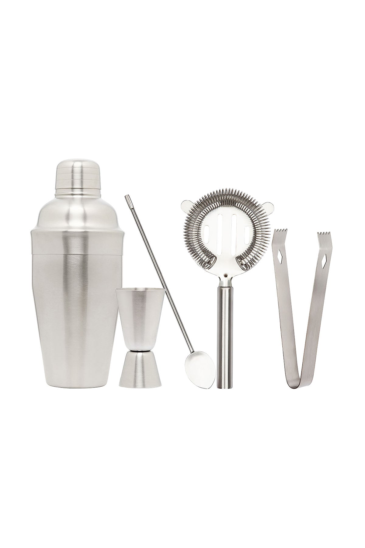 Cocktail Shaker Set - Silver